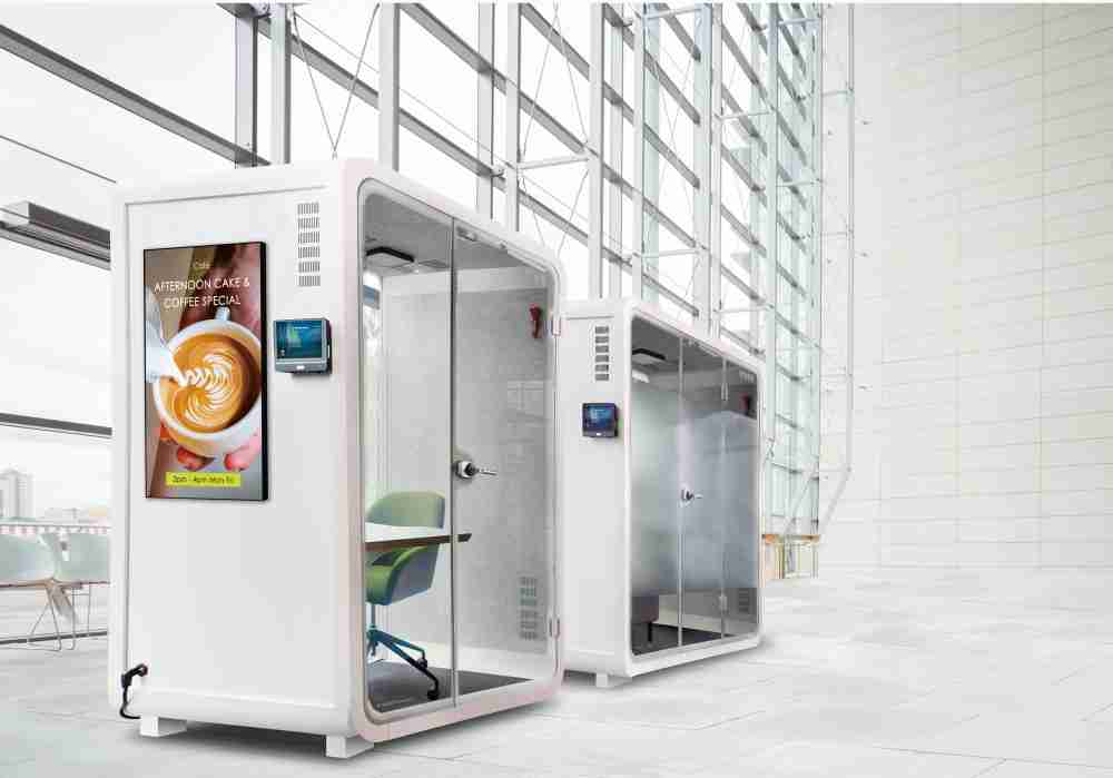 z6mg·人生就是博子公司达擎之智慧行动办公舱，，，采用PDLC智能调光玻璃设计，，，，透过通电与断电的电流切换，，呈现透明与雾面效果，，具节能降耗特性并兼顾隐私，，，，确保信息安全