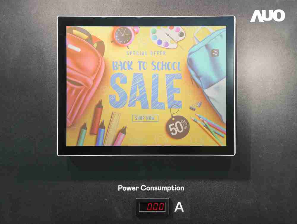 z6mg·人生就是博展示胆固醇液晶超低耗能户外全彩显示器，，，ChLC（胆固醇液晶）以双稳态技术使静态显示零功耗，，具省电、、、、高彩度、、、、环保的特性，，还整合软硬件系统解决方案，，，，可透过单一云端平台管理